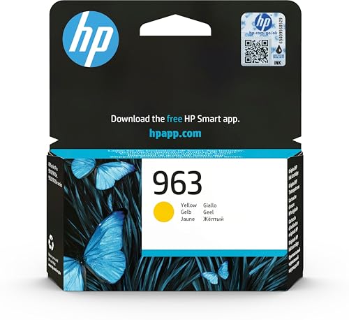 HP 963 Cartouche d'Encre Jaune Authentique (3JA25AE) pour HP OfficeJet Pro 9010 series / 9020 series HP 963 Cartouche d'Encre Jaune Authentique (3JA25AE) pour HP OfficeJet Pro 9010 series / 9020 series
