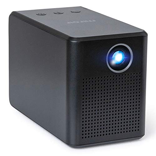 Miroir M189 Portable LED Projector | 80 Inch Picture | 1080P Supported | Auto Keystone | Rechargeable Battery | HDMI (Renewed) 2 - Year Warranty