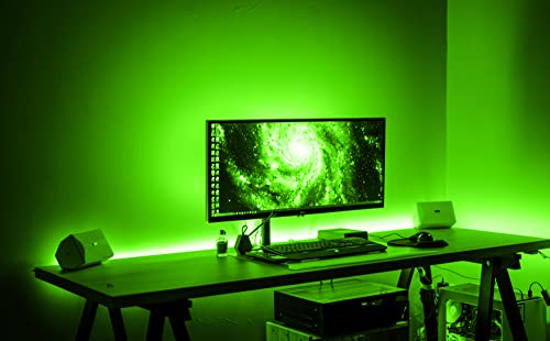 Image of 10M /2PCS /32.8FT /Neon Light Strip - Flexible LED Rope Light Waterproof Design for Indoor & Outdoor Use, Perfect for Parties, Holidays, and Home Decor [Power Adapter Not Included] Green