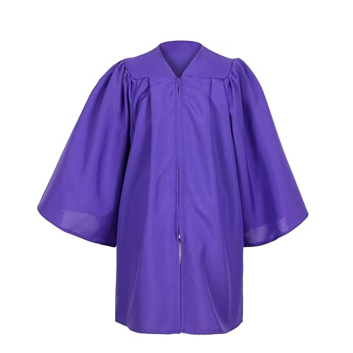 Image of Matte Kindergarten Preschool Graduation Gown and Cap Set with Year Tassel for Kids