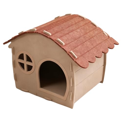 Refugio para para mascotas shjxi de fieltro premium con interior suave y cálido 2