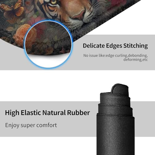 Image of Card Mat for MTG & TCG Playmat,Tiger Flowers