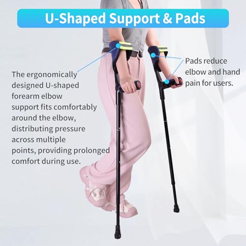 Forearm-Crutches-for-Adult-Men-or-Women-with-Cushion-2-Pcs-Adjustable-Foldable-Arm-Crutch-with-Elbow-Strap-Light-and-Portable-Crutches-for-Patients