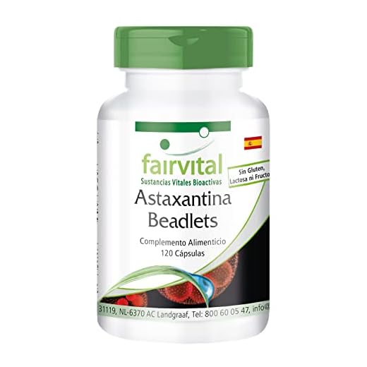Astaxantina 45mg natural - Altamente dosificado - 120 cápsulas - microencapsulado en perlas AstaPure® - ¡Calidad Alemana garantizada!