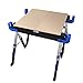 Prostormer Saw Horses 2 Pack Folding, Portable Heavy Duty Sawhorse with 2601 lbs Weight Capacity Per Pair, Adjustable Legs, Easy Carry Handle - Ideal for Home, Garage, and DIY Projects