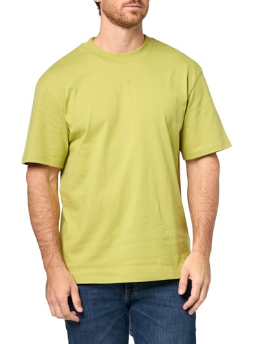 Hugo Herren-T-Shirt mit kleinem Logo in der Mitte, Jersey, kurzärmelig, Fresh Moss Green, XX-Large – Ansicht 1
