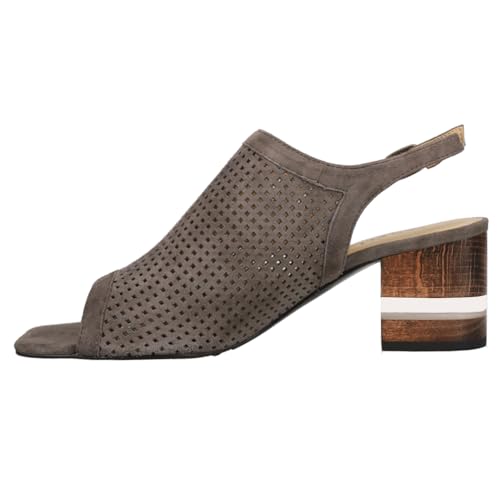 VANELi Womens Elija Perforated Square Toe Shootie Pumps Dress Casual Casual Mid Heel 2-3" - Beige3