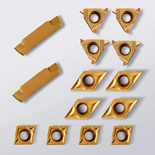 Lathe Turning Tool Holder 1/2''-Shank - 28Pcs Metal Lathe Tools Holder Set For Turning Grooving Threading Boring With Indexable Carbide Turning Inserts - Iwongo Supplied #TOP6