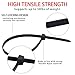 150 Pieces Multi-Purpose Cable Zip Ties 8 Inch,Self Locking Black Zip Ties with 50 Pounds Tensile Strength