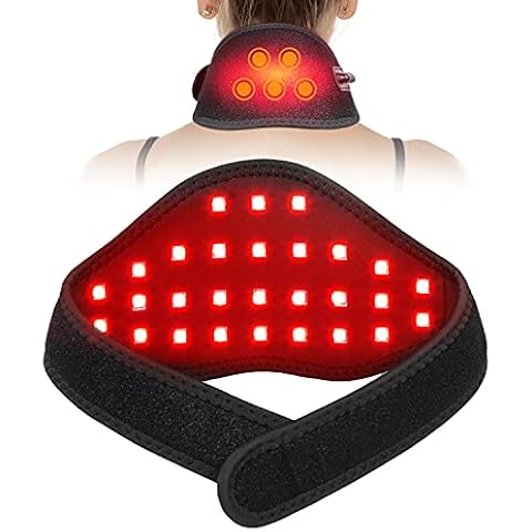 DGXINJUN Red & Infrared Light Therapy Devices Led Wrap Neck Pain Relief FDA Cleared Small Area Pad Home Use Wearable Wrap for Pain Cover