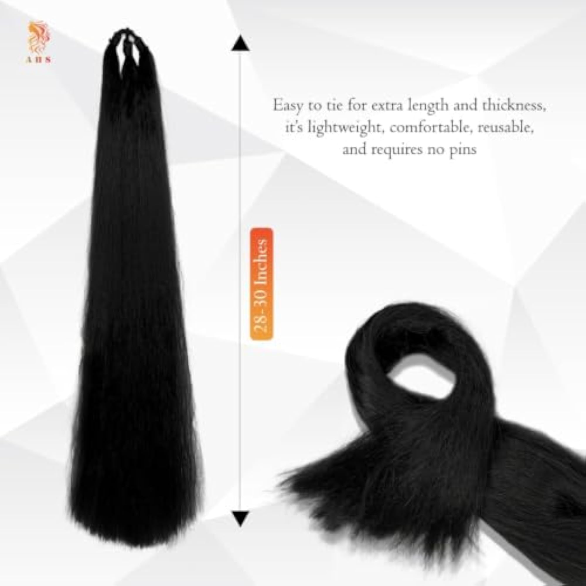 Traditional Black Paranda Choti Hair Extension for Bridal & Festivals