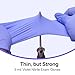SwiftGrip Disposable Nitrile Exam Gloves, 3mil, Medium, Box of 100, Violet Nitrile Gloves Disposable Latex Free for Medical, Cleaning, Cooking & Esthetician, Food-Safe, Powder-Free, Purple