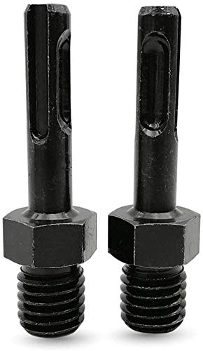 2PK-Adapter M14-Außengewinde an SDS Plus-Verbindungskonverter von Bohrkernstücken, die auf Bohrhammer oder Elektrobohrwerkzeug montiert sind