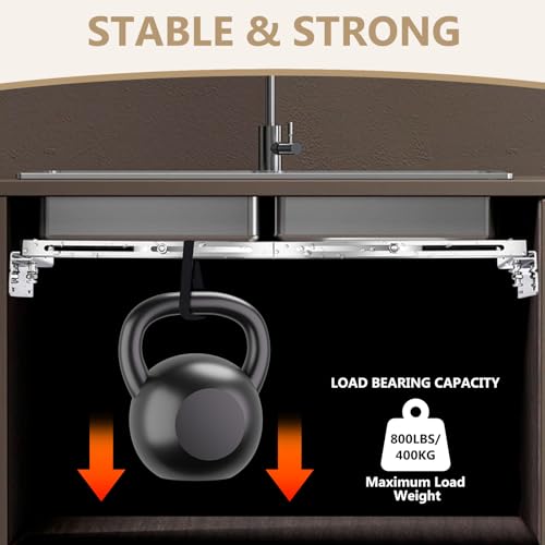 Support d'évier de cuisine en acier inoxydable, kit de fixation premium 71-100 cm - 6