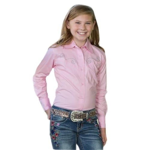Rod's Exclusive Sparkle Blouse for Girls, Pink, Medium