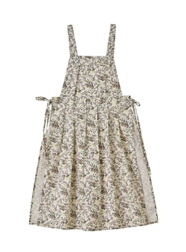 Nanxson Tablier Vêtements de protection Vêtements de travail Coton Lin Coton uni Homme Femme Nettoyage Ménage Bouton Réglage Mignon Cuisine À la mode Femme CF3088