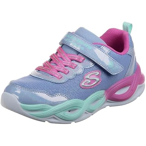 S-Lights: Twisty Glow Girls Trainers Periwinkle/Multi Cover