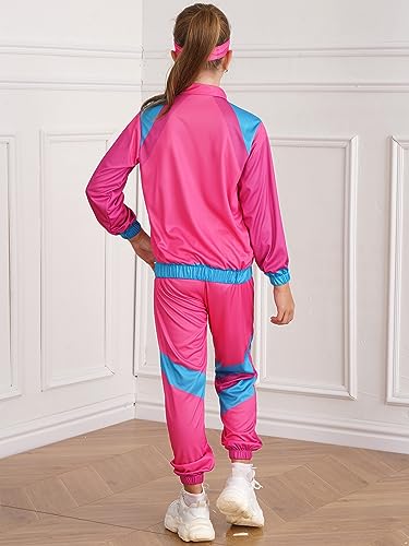 Disfraz deportivo retro 80s para niñas 8-10 años miniatura 5
