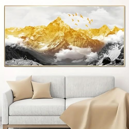 Art mural grand format pour habiller un grand mur blanc sans cadre 70x140