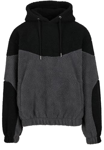 Urban Classics Tb7924-weavy sweat à capuche homme au design colorblock unique
