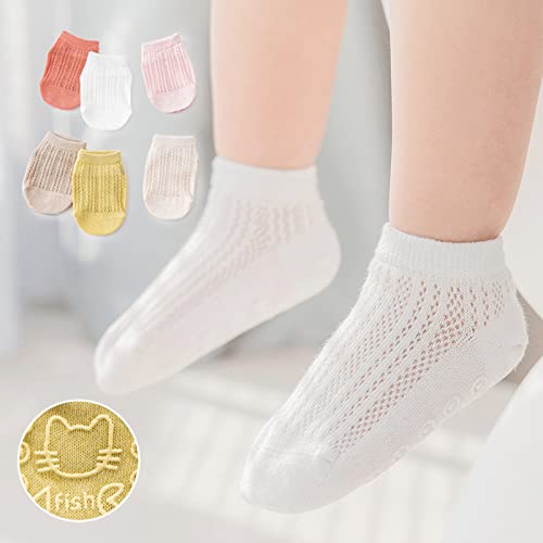 Infant Boys Girls Non Slip Socks Breathable Cartoon Mesh The Floor Socks Barefoot Socks Non Slip Grip Ankle Socks3