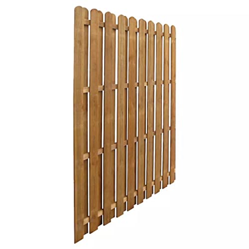 vidaXL Kiefer Sichtschutzzaun 170x170 cm Gartenzaun Dichtzaun Zaun Holzzaun – Bild 3