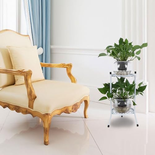 Support de plantes intérieur trépied stable pour étagère de présentation