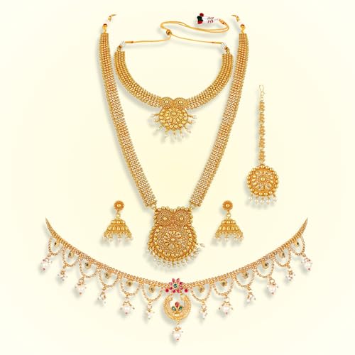 Image of Peora Bridal Jewellery Set Gift for Women