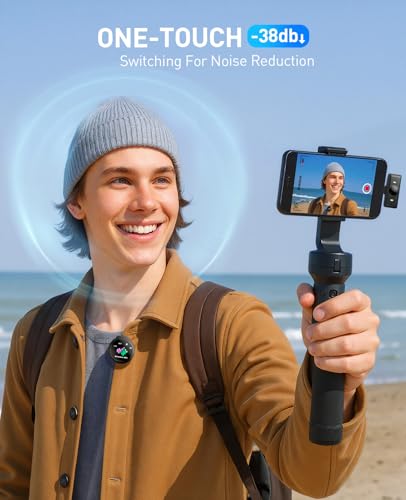 LID LIRDDY Wireless Lavalier Microphone for iPhone: 2PCS Mini Wireless Microphones for Android Equipment - Noise Reduction Lapel Mic for Professional Recording - 80h Battery Life - 48KHz Studio Sound - Image 5