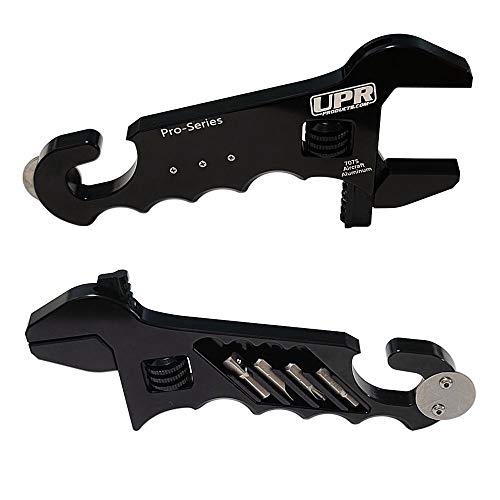 UPR AN-16 Race Wrench - Pit Wrench - Dual Dzus Quick Turn Driver - Multi Fitting Tool - 7075 Aluminum