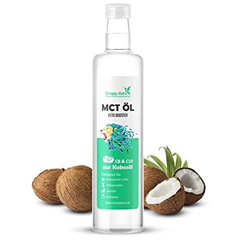 Simply Keto MCT Öl - Keto Booster aus 100% Kokosöl Cover