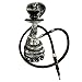 MADGROW. Cachimba Cobra. Colores Plata y Negro Mate. Shisha de 30 cm. Shisha con Cuerpo de Resina. 1 Tubo. Incluimos Accesorios adicionales para tu Shisha.