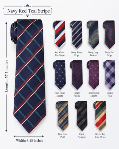 Image of WeiShang Neckties for Men, Classic Formal Tie
