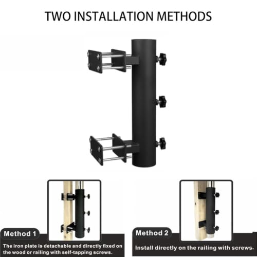 Support de parasol pour extérieur idéal pour optimiser l'espace du balcon - 7