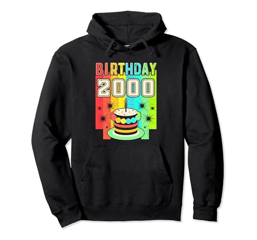 Camisetas vintage 2000 para hombres retro divertidas cumpleaños 2000 Sudadera con Capucha