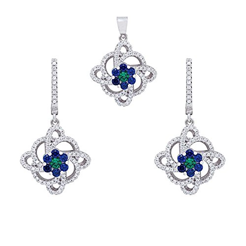 Diamond Pendant Set (Pendant + Earring 