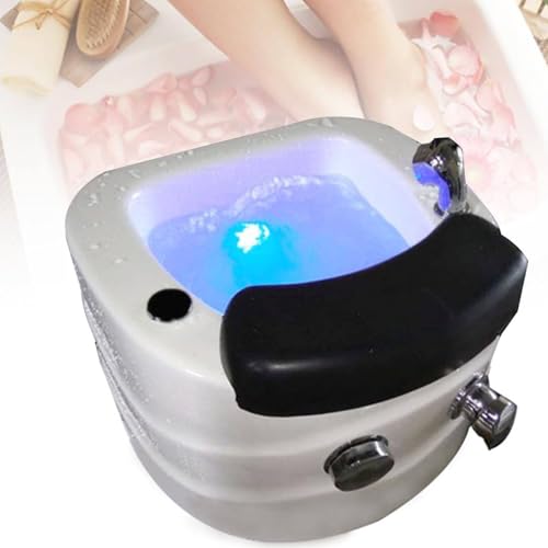 Wanna do kąpieli stóp z ciepłem i masażem – zlew do pedicure do domu i salonu, idealna do kąpieli stóp i relaksu