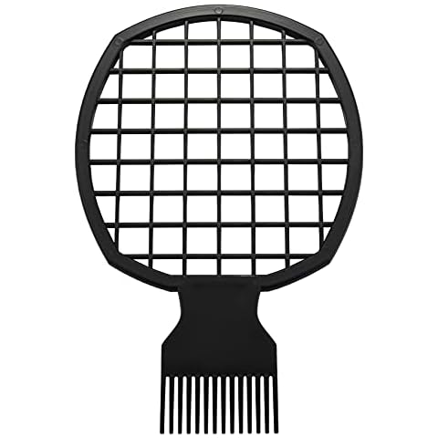 Balawin Afro Twist Comb Portable Two-In-One Hair Comb for Natural Twists Curls Coils Dreads Hair Styling Tool for Black African(Black) Cover