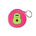 PHILSP Cartoon-Plüsch-Avocado-Geldbörse, niedlich, für Mädchen, Clutch, bestickt, Schlüssel, Kopfhörer, Organizer, Tasche, Kinder, Mädchen, Geschenk, Plüsch-Geldbörse, rot