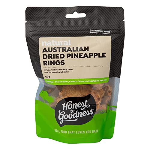 Australian Dried Pineapple Rings 100g