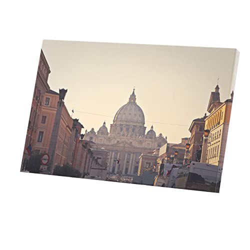 Affiche Rome et Basilique Saint-Pierre pour revivre vos voyages