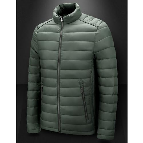 Doudoune légère à col roulé pour hommes veste bouffante pliante - 2