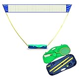 WZCXYX Deporte Al Aire Libre Bádminton Tenis Voleibol Net Telescópico Portátil Portátil Sistema Net Frame Soporte De Soporte Estuche De Almacenamiento