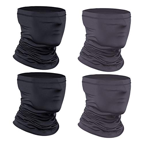 Anstronic Neck Gaiter Scarf, Breathable Bandana Face Mask Cooling Neck Gaiter for Men