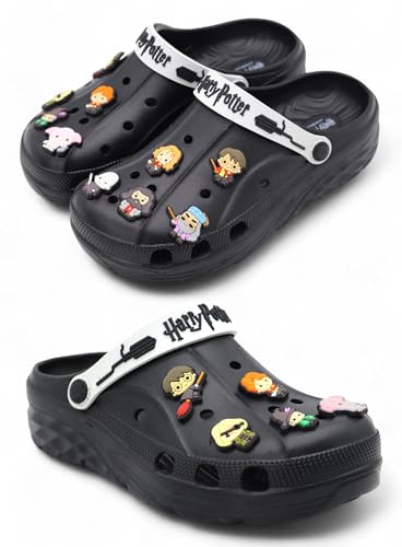 Image of SVAAR x Harry Potter Men's Magical Clogs with 10 Authentic Harry Potter Charms Included and Adjustable Back Strap