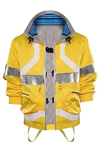 Seaehey David Chaqueta de Invierno Con Capucha y Cremallera Estampada - Disfraz Cyber Cosplay Punk para Halloween y Carnaval - Amarillo 4., XL | Ya disponible en tu tienda friki favorita! En mundofriki.es! Seaehey David Chaqueta de Invierno Con Capucha y Cremallera Estampada - Disfraz Cyber Cosplay Punk para Halloween y Carnaval - Amarillo 4., XL | Ya disponible en tu tienda friki favorita! En mundofriki.es!