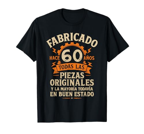 Fabricado há 60 anos divertido presente 60 aniversário homem t-shirt