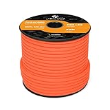 ÜBLICHE LÄNGE: Das Paracord ist 30 Meter lang und hat einen Durchmesser von etwa 4 mm. Es kann leicht geschnitten werden, um verschiedenen Verwendungsszenarien zu entsprechen. Eine Vielzahl von Farben, die Ihren Anforderungen für die Erstellung verschiedener Paracord-Projekte gerecht werden.