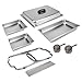 Sterno Buffet Kit Foldable Chafing Dish Buffet Set - Chafing Dishes for Buffet & Catering Food Warmers - Catering Supplies & Food Warming Trays for Buffet Party - 8-Piece Chafing Dish Set