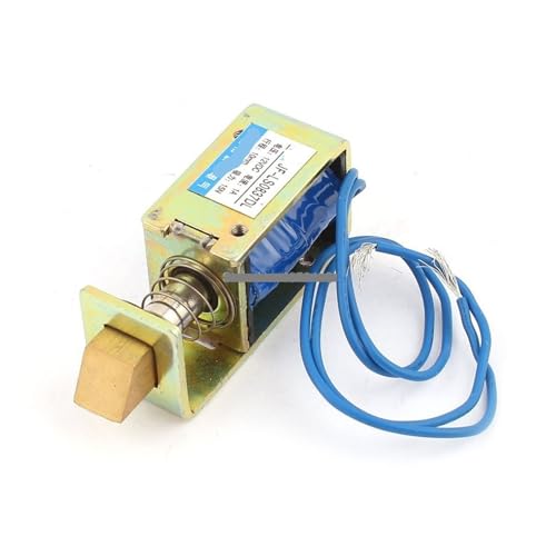 SMGLRUEAT JF-0837DL DC 12 V 1A 10 mm Course 15N for un solénoïde de remplacement for une liste de broches